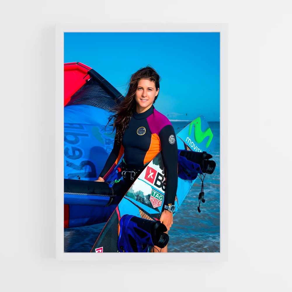 Poster Surf et Sensations – affiche Kitesurf (vue 3)